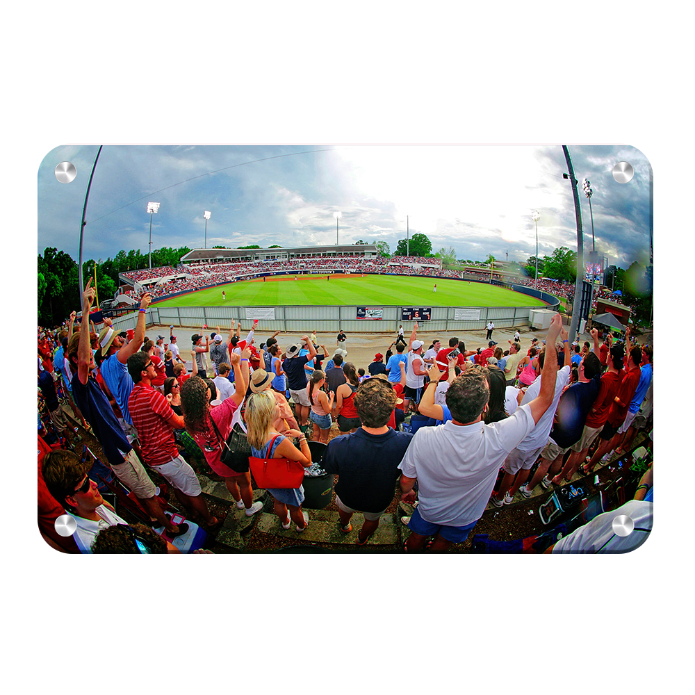 Ole Miss Rebels - Fisheye View of Swayze - College Wall Art #Canvas