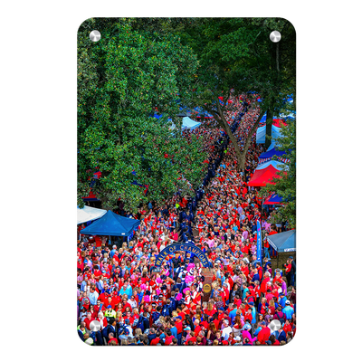 Ole Miss Rebels - Walk Of Champions from new Student Union - College Wall Art #Metal