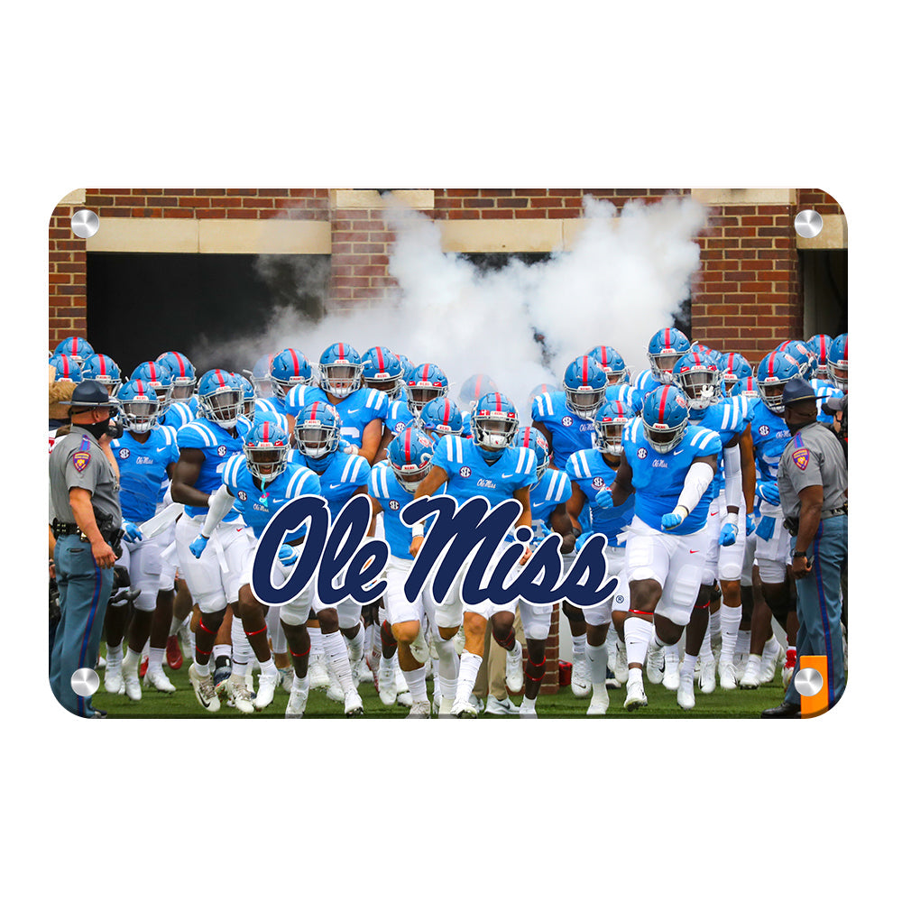 Ole Miss Rebels - Powder Blue 1 - College Wall Art #Canvas