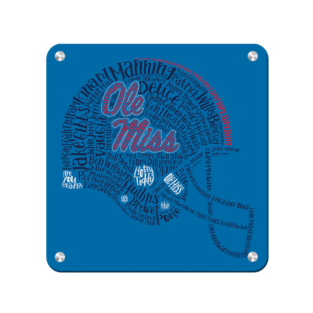 Ole Miss Rebels - Ole Miss Greats - College Wall Art #Canvas