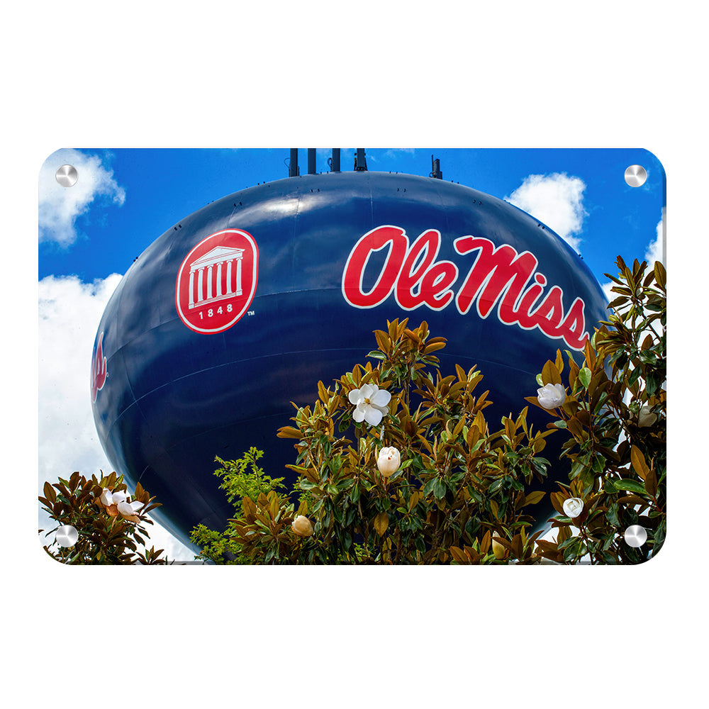 Ole Miss Rebels - Water Tower Magnolia - College Wall Art #Canvas