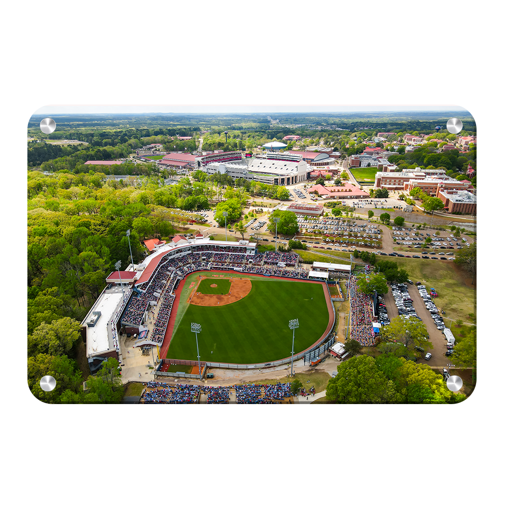 Ole Miss Rebels - Aerial Sports Complex - College Wall Art #Canvas