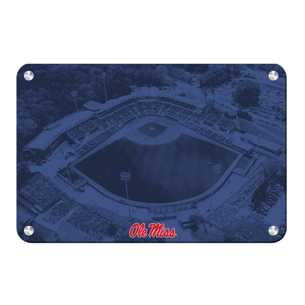 Ole Miss Rebels - Aerial Swayze Blue - College Wall Art #Canvas