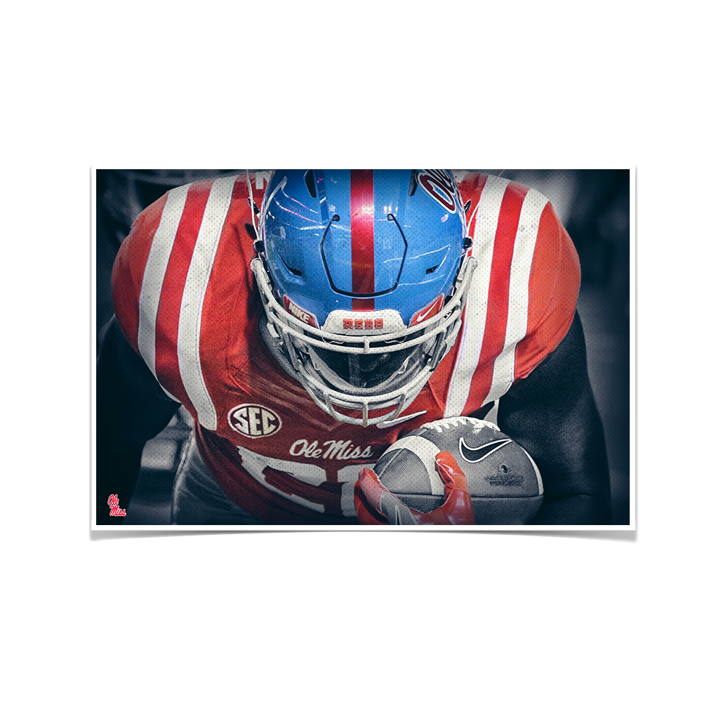 Ole Miss Rebels - Ole Miss Charge - College Wall Art #Canvas
