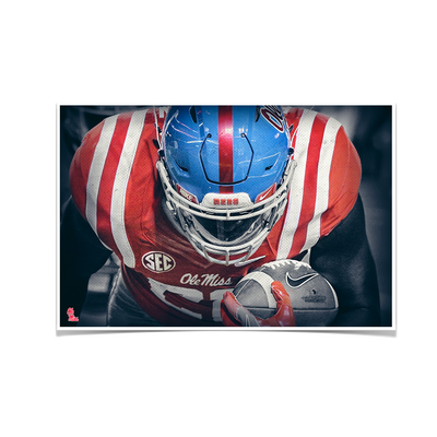 Ole Miss Rebels - Ole Miss Charge - College Wall Art #Poster