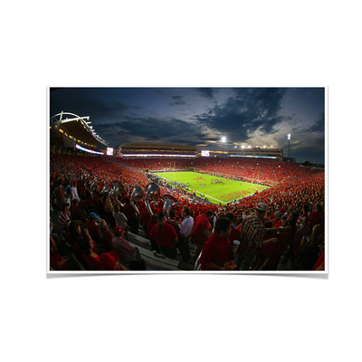 Ole Miss Rebels - Sunset Over Vaught-Hemingway - College Wall Art #Poster