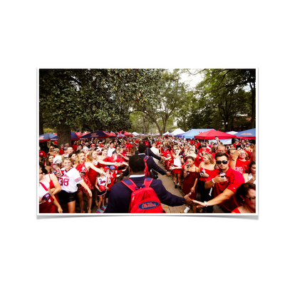 Ole Miss Rebels - The Walk - College Wall Art #Poster