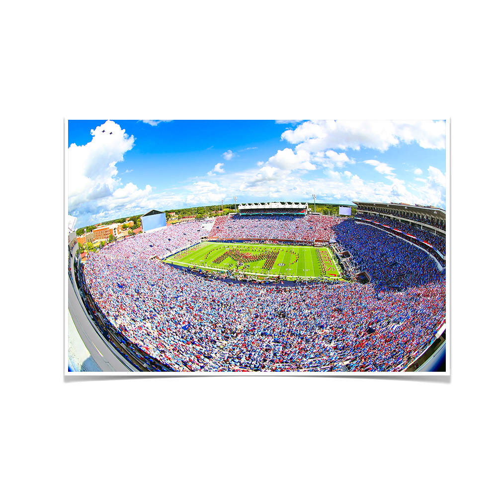 Ole Miss Rebels - Powder Blue Game - College Wall Art #Canvas