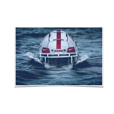 Ole Miss Rebels - Shark Attack - College Wall Art #Poster