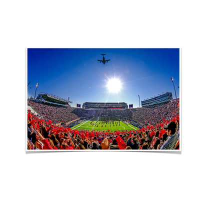 Ole Miss Rebels - Flight Over - College Wall Art #Poster