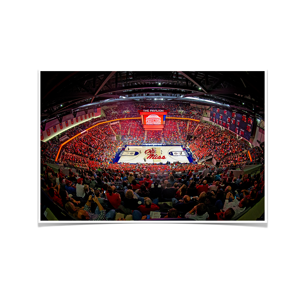 Ole Miss Rebels - The Pavilion Wide Angle - College Wall Art #Canvas
