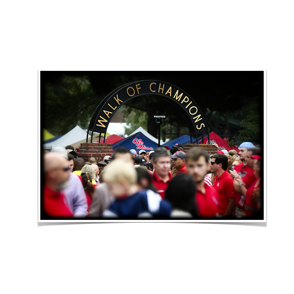 Ole Miss Rebels - Walk of Champions Grove - College Wall Art #Canvas