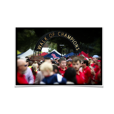 Ole Miss Rebels - Walk of Champions Grove - College Wall Art #Poster