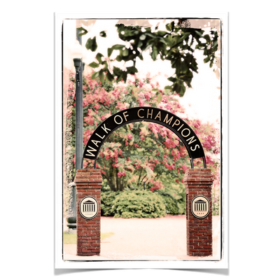 Ole Miss Rebels - Spring Walk of Champions - College Wall Art #Poster