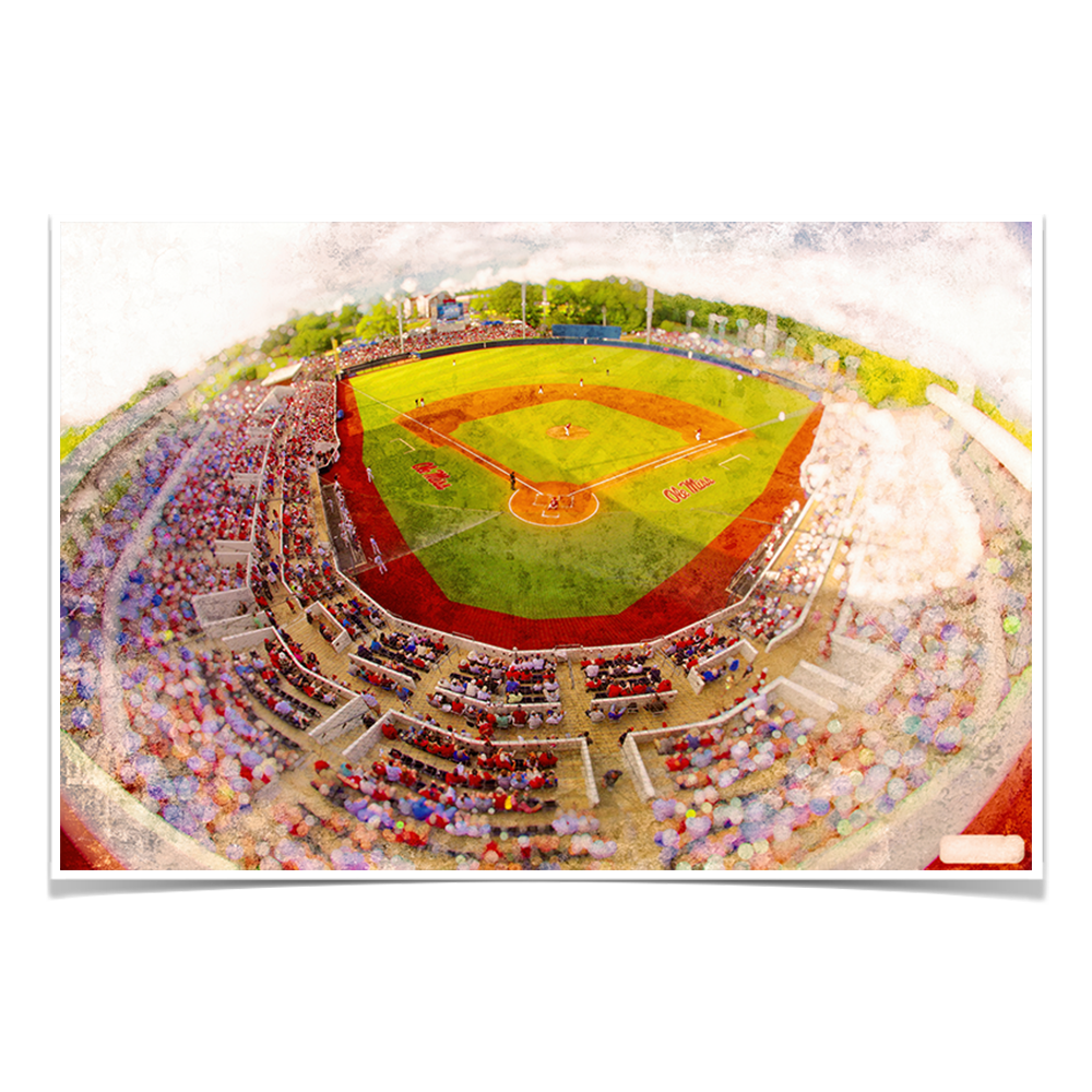 Ole Miss Rebels - Rebels Swayze Field Art - College Wall Art #Canvas