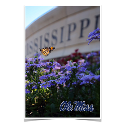 Ole Miss Rebels - Ole Miss Blue - College Wall Art #Poster