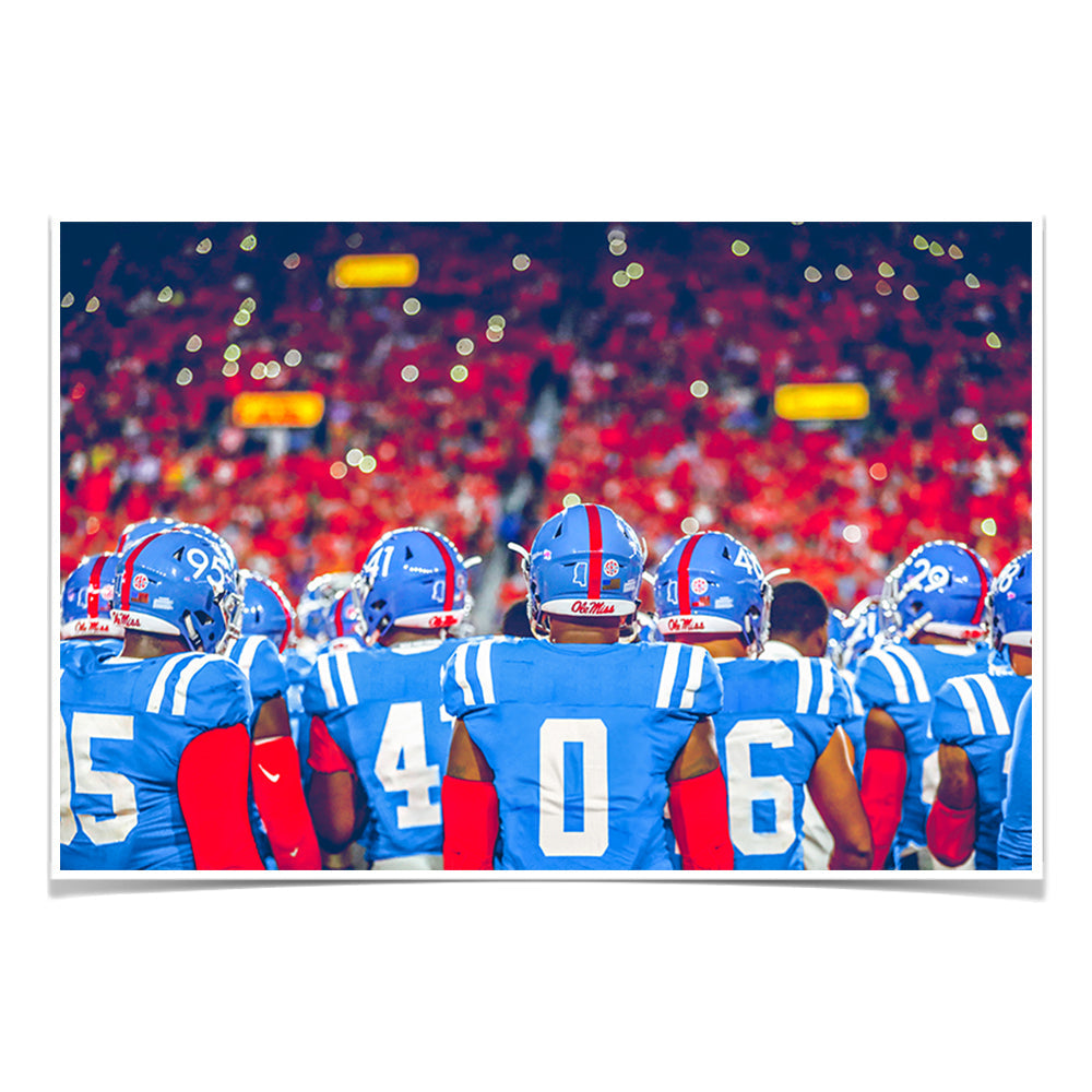 Ole Miss Rebels - All Powder - College Wall Art #Canvas