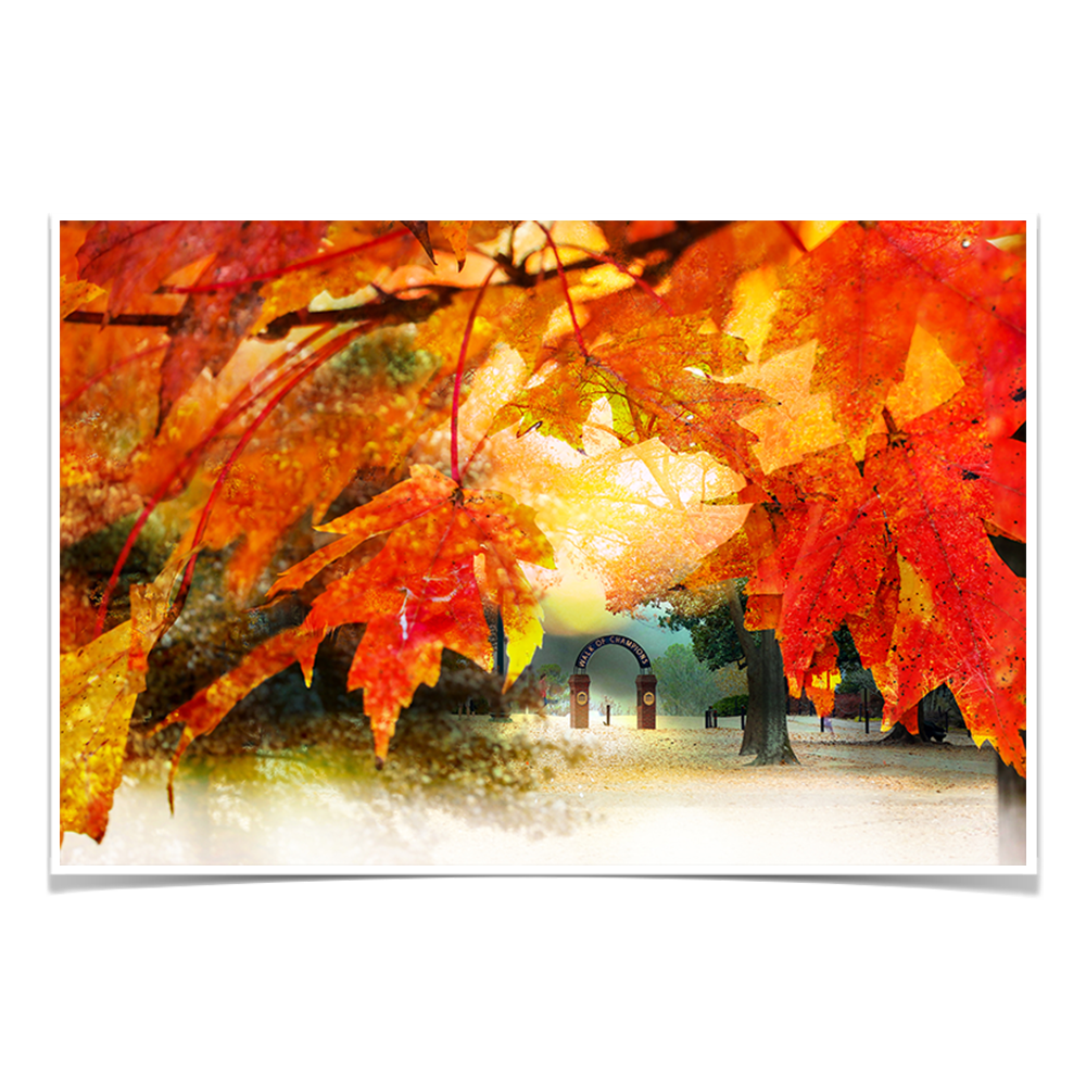 Ole Miss Rebels - Autumn Walk of Champions - College Wall Art #Canvas