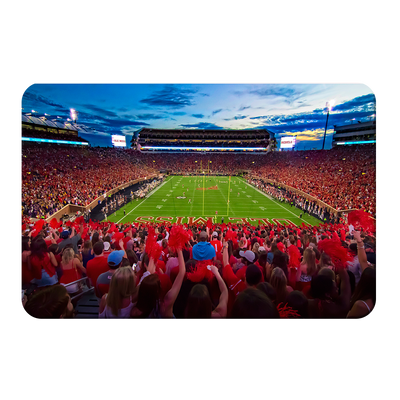 Ole Miss Rebels - Rebel Red Sunset - College Wall Art #PVC