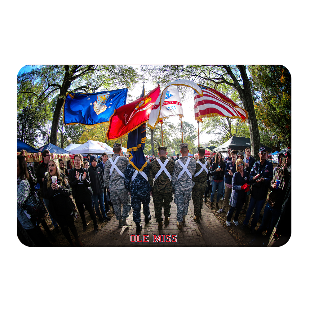 Ole Miss Rebels - Military Walk of Champions - College Wall Art #Canvas