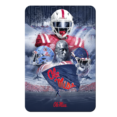 Ole Miss Rebels - Never Quit Collage - College Wall Art #PVC