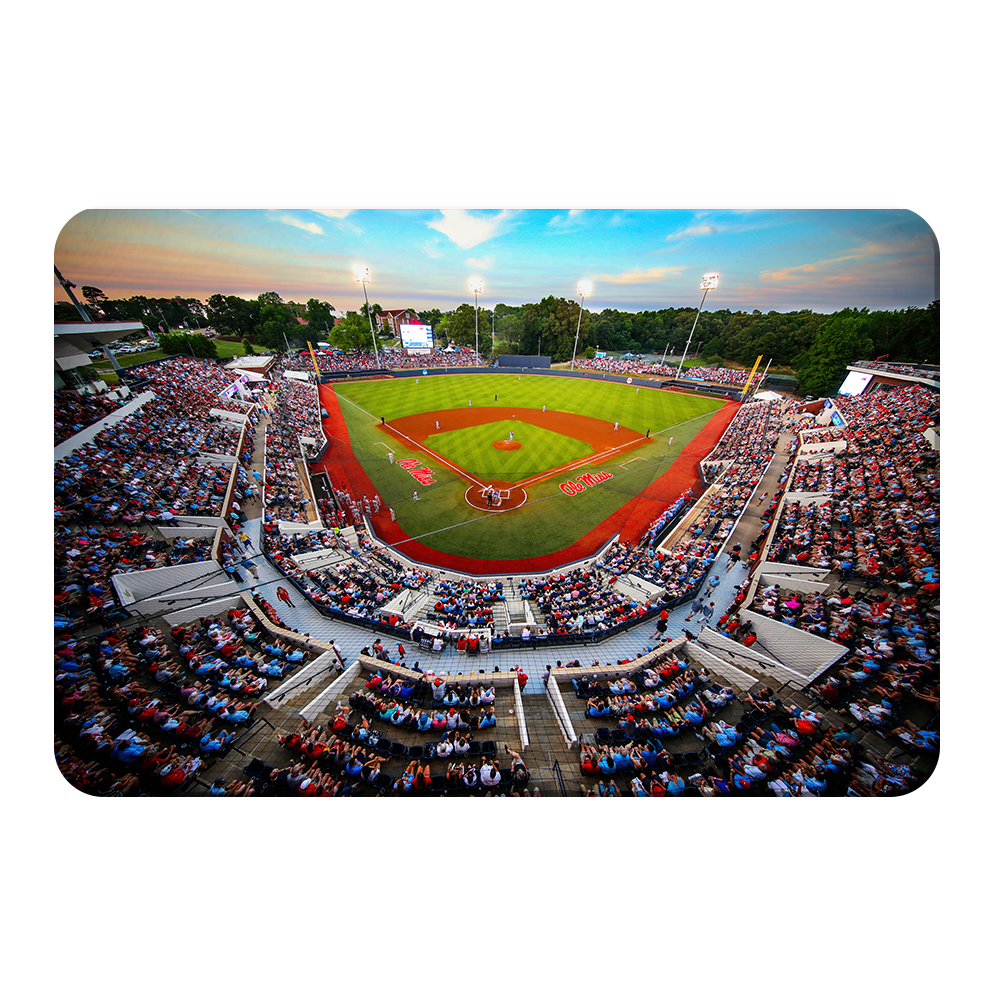Ole Miss Rebels - Swayze Sunset - College Wall Art #Canvas