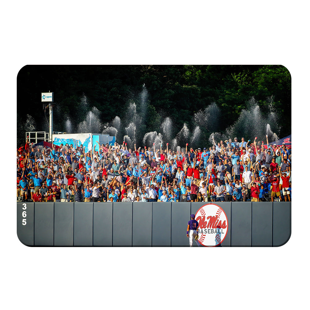 Ole Miss Rebels - Ole Miss Baseball Shower - College Wall Art #Canvas