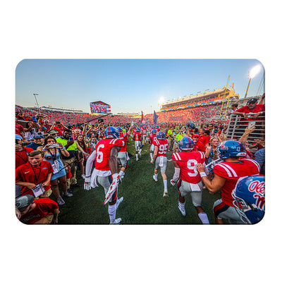 Ole Miss Rebels - Running Onto the Field - College Wall Art #PVC