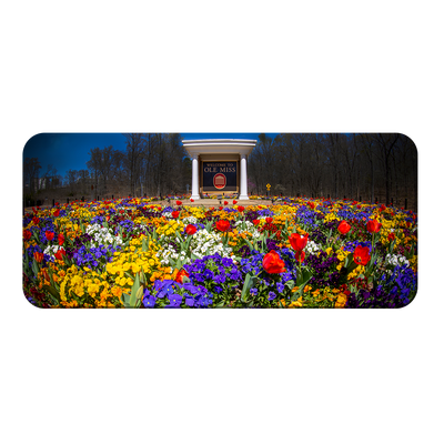 Ole Miss Rebels - Welcome to Ole Miss Spring Flowers - College Wall Art #PVC