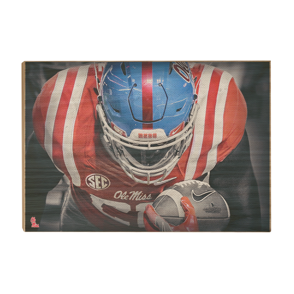 Ole Miss Rebels - Ole Miss Charge - College Wall Art #Canvas