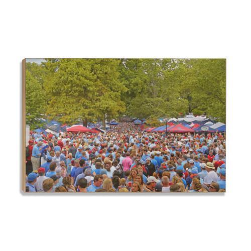 Ole Miss Rebels - Swarm the Grove - College Wall Art #Canvas