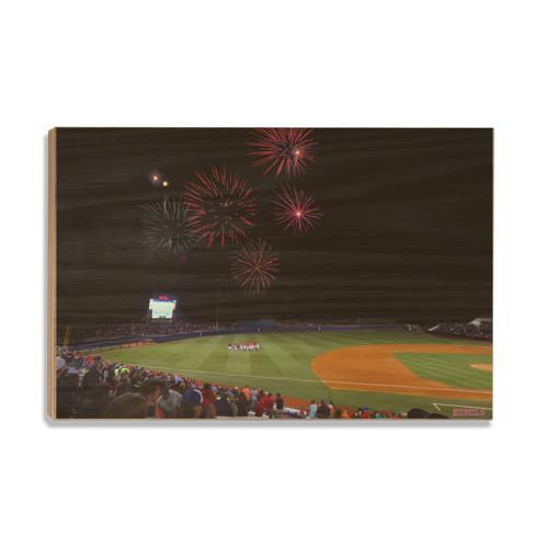 Ole Miss Rebels - Fireworks Over Swayze Field - College Wall Art #Canvas