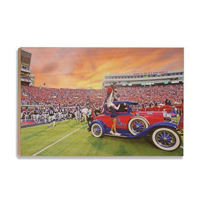 Ole Miss Rebels - Home of the Ole Miss Rebels - College Wall Art #Wood