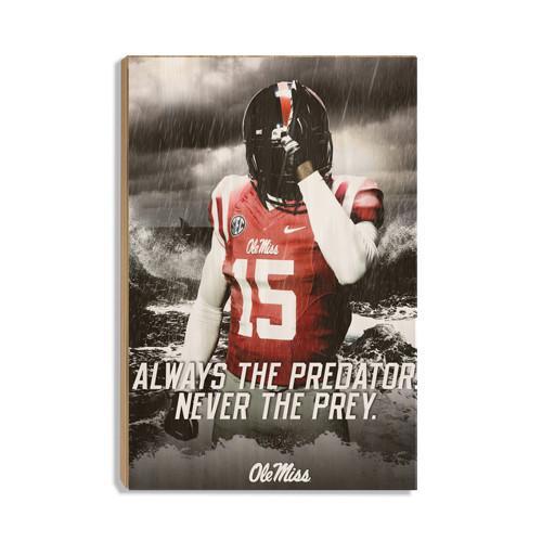 Ole Miss Rebels - The Predator - College Wall Art #Canvas