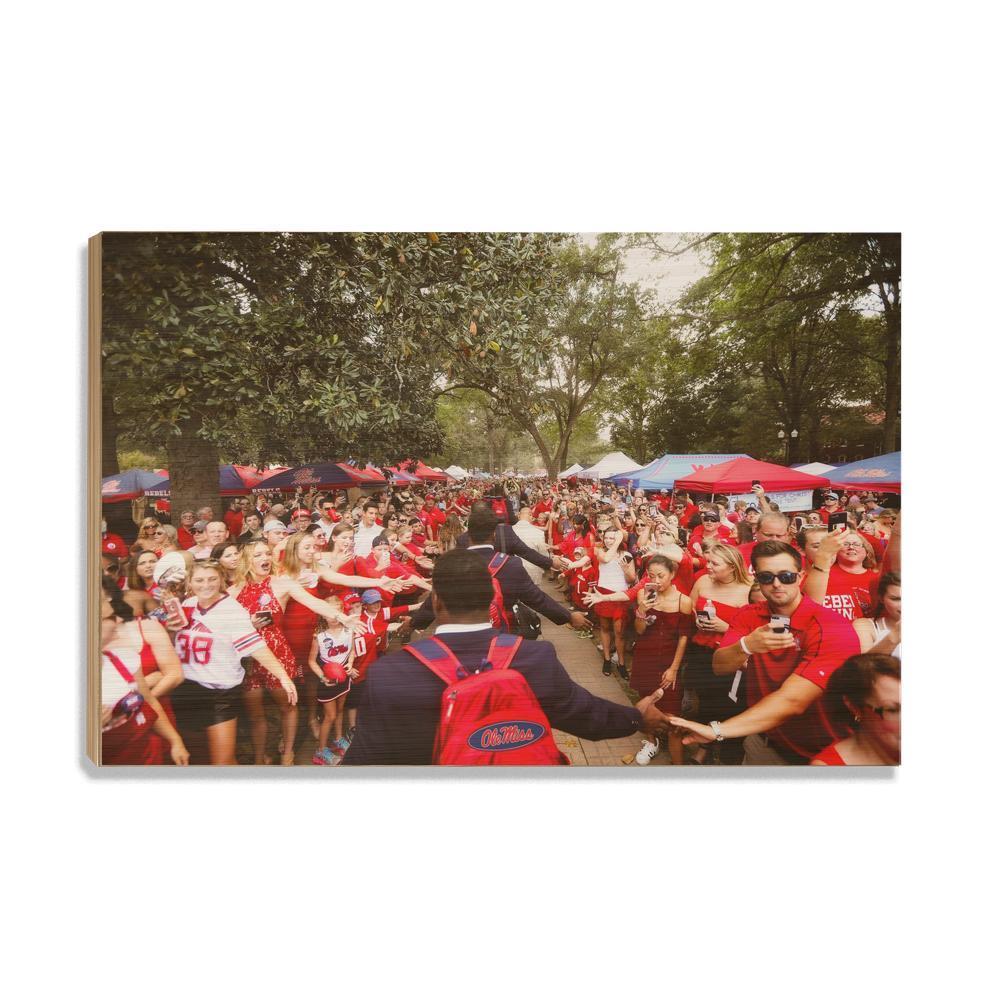 Ole Miss Rebels - The Walk - College Wall Art #Canvas