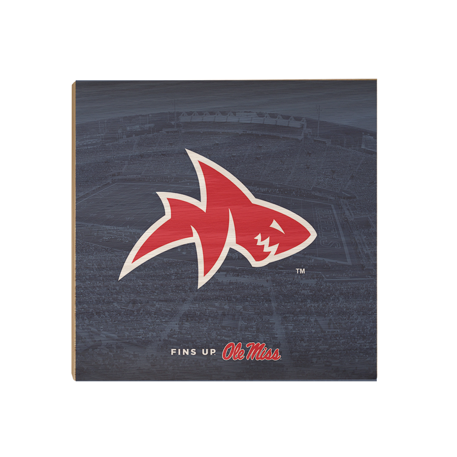 Ole Miss Rebels - Fins Up Ole Miss - College Wall Art #Canvas