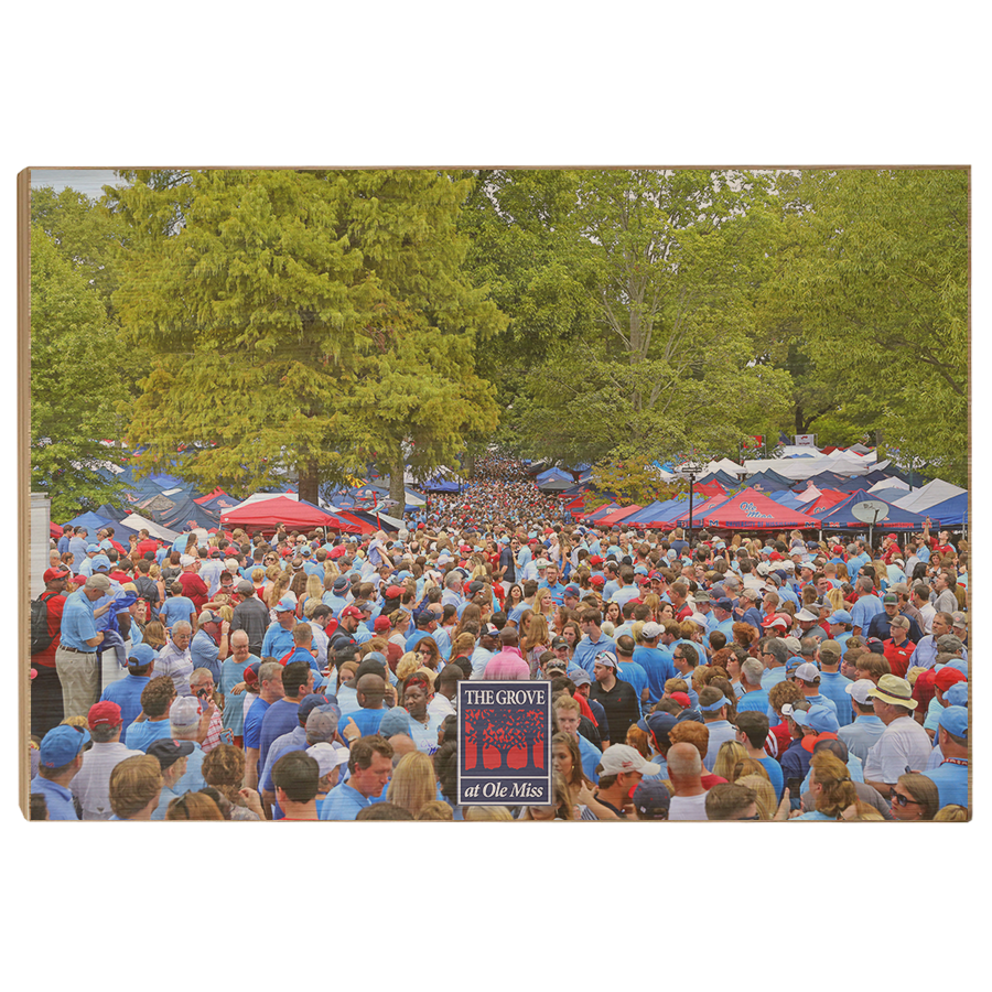 Ole Miss Rebels - Swarm the Grove at Ole Miss - College Wall Art #Canvas