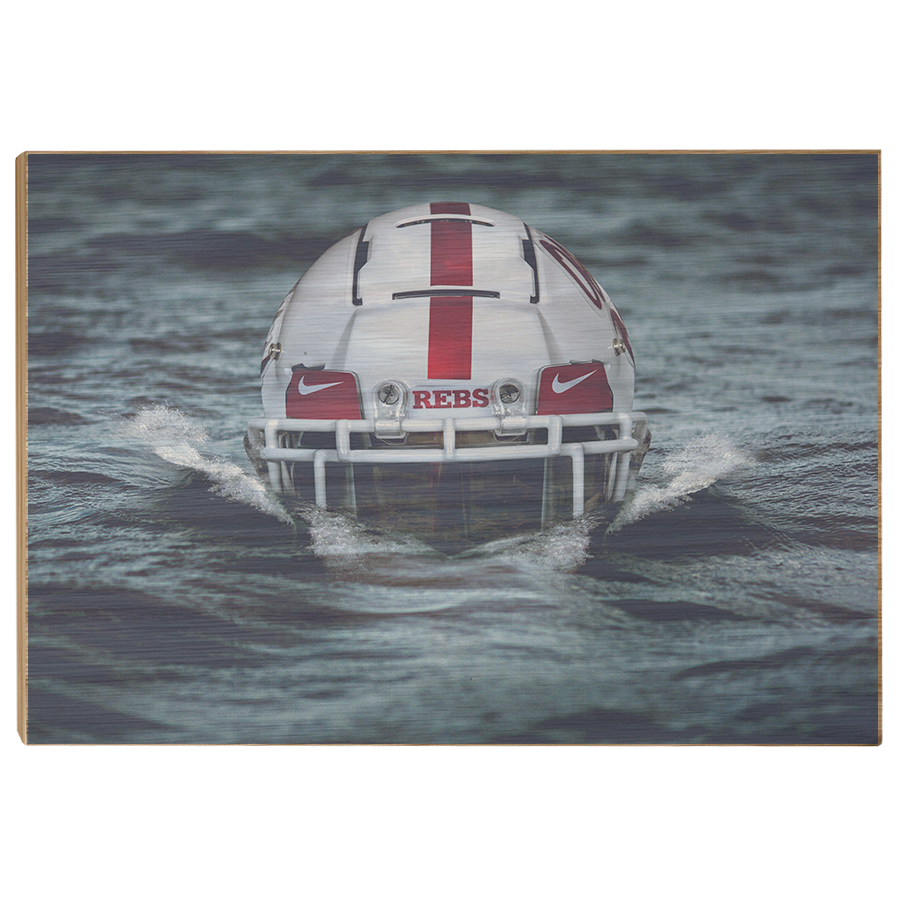 Ole Miss Rebels - Shark Attack - College Wall Art #Canvas