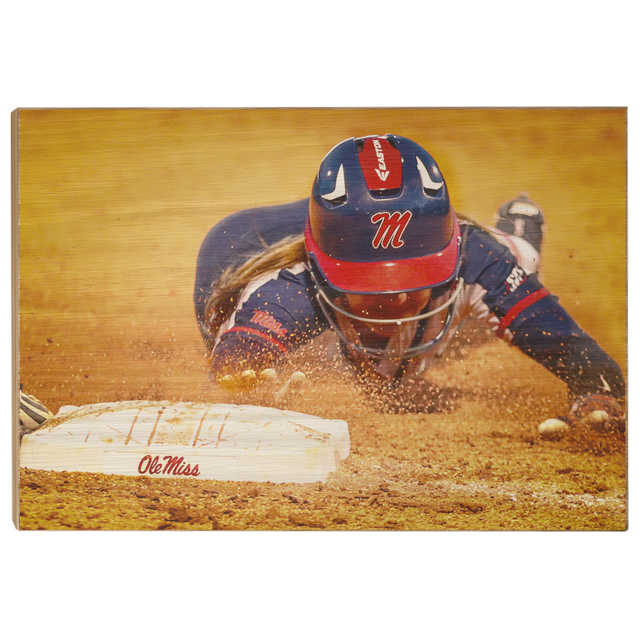 Ole Miss Rebels - Softball Safe - College Wall Art #Canvas