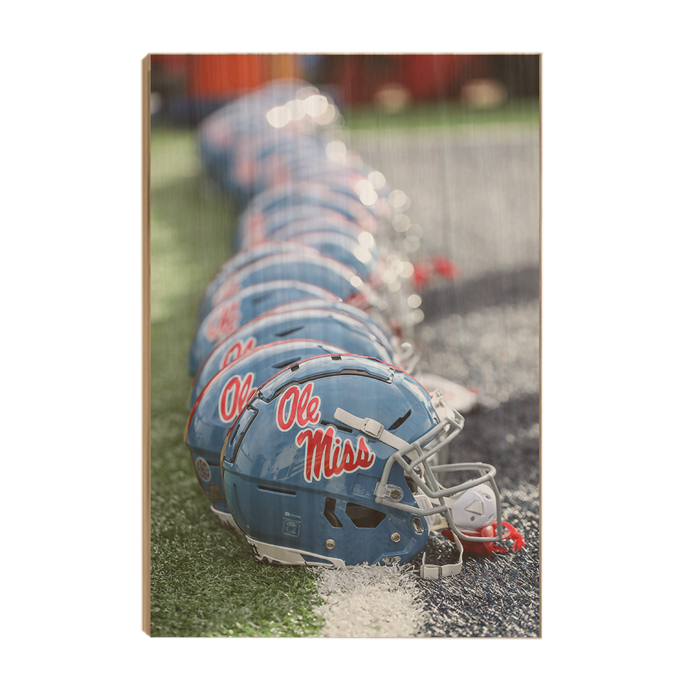 Ole Miss Rebels - Ole Miss Football Helmets - College Wall Art #Canvas