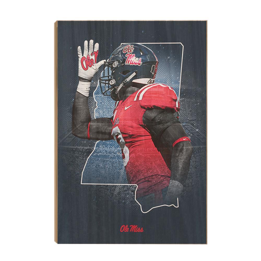 Ole Miss Rebels - Landshark State - College Wall Art #Canvas