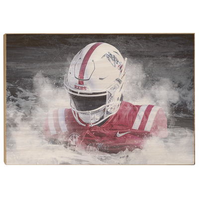 Ole Miss Rebels - Blood In The Water - College Wall Art #Wood