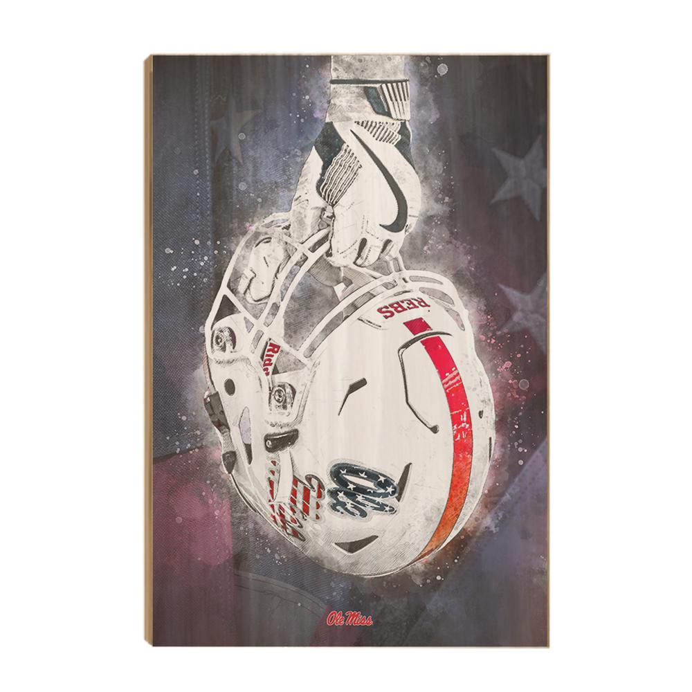 Ole Miss Rebels - Battle Ready Rebel - College Wall Art #Canvas