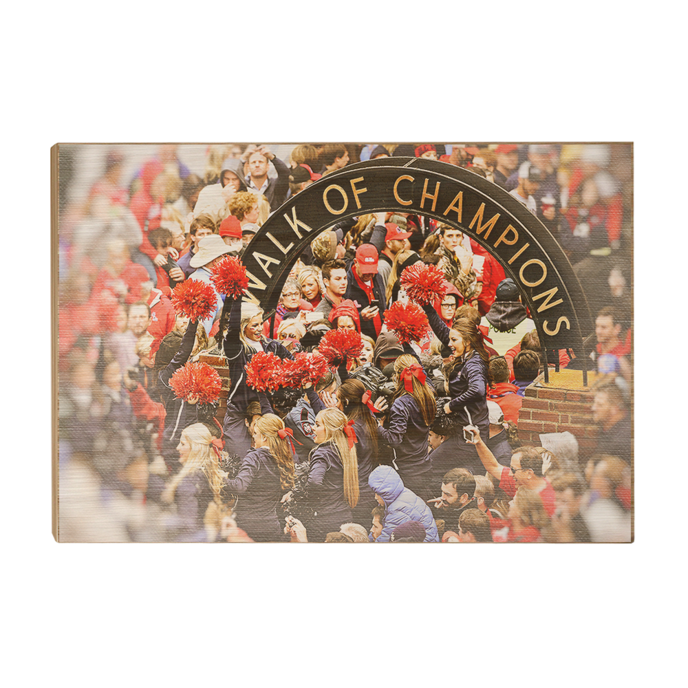 Ole Miss Rebels - Walk of Champions Cheer - College Wall Art #Canvas