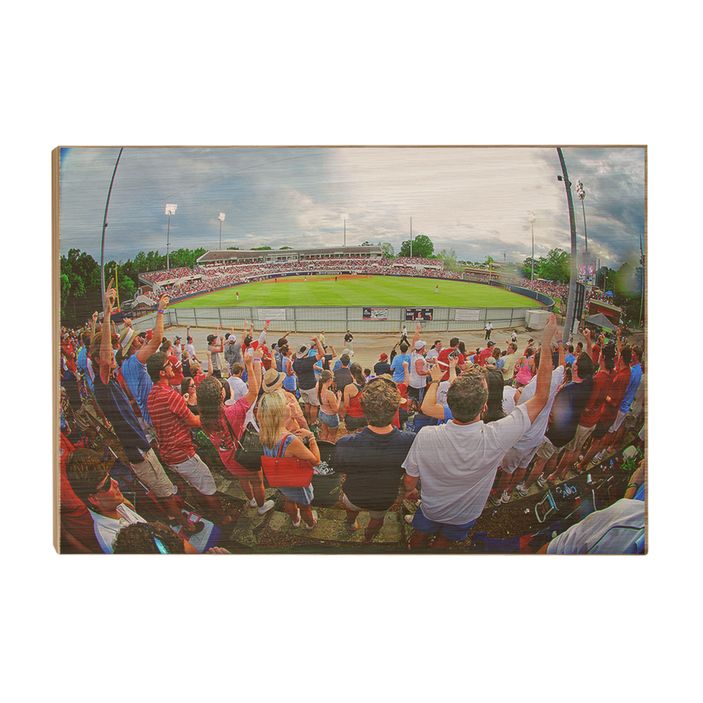 Ole Miss Rebels - Fisheye View of Swayze - College Wall Art #Canvas