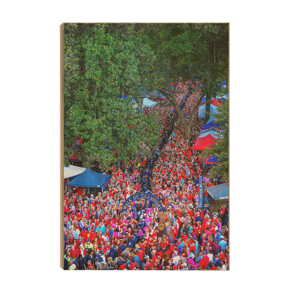Ole Miss Rebels - Walk Of Champions from new Student Union - College Wall Art #Canvas