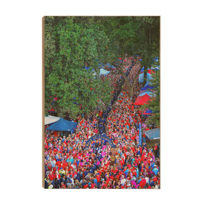 Ole Miss Rebels - Walk Of Champions from new Student Union - College Wall Art #Wood