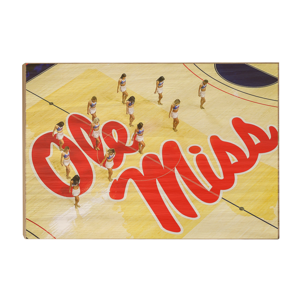 Ole Miss Rebels - Ole Miss Basketball Cheer - College Wall Art #Canvas