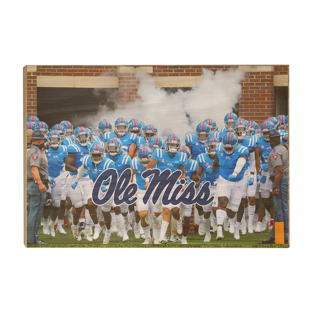 Ole Miss Rebels - Powder Blue - College Wall Art #Canvas