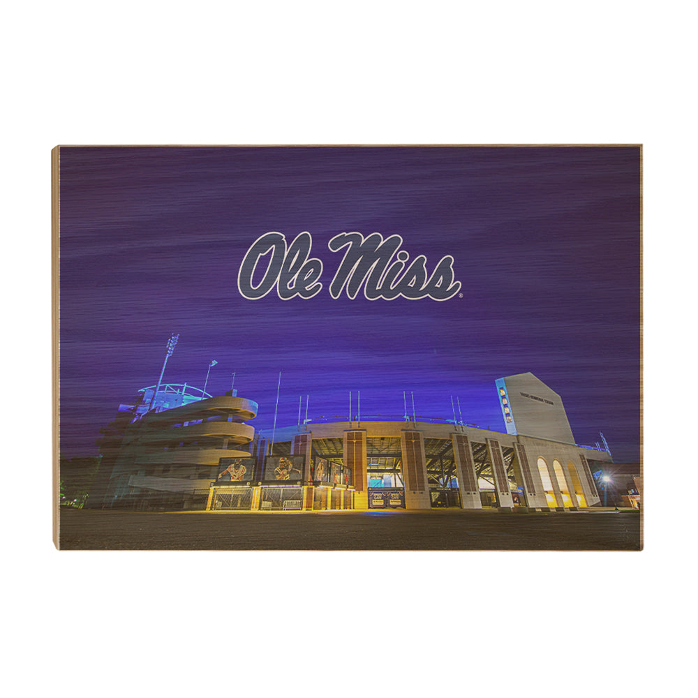 Ole Miss Rebels - Vaught Hemingway Stadium 2020 - College Wall Art #Canvas